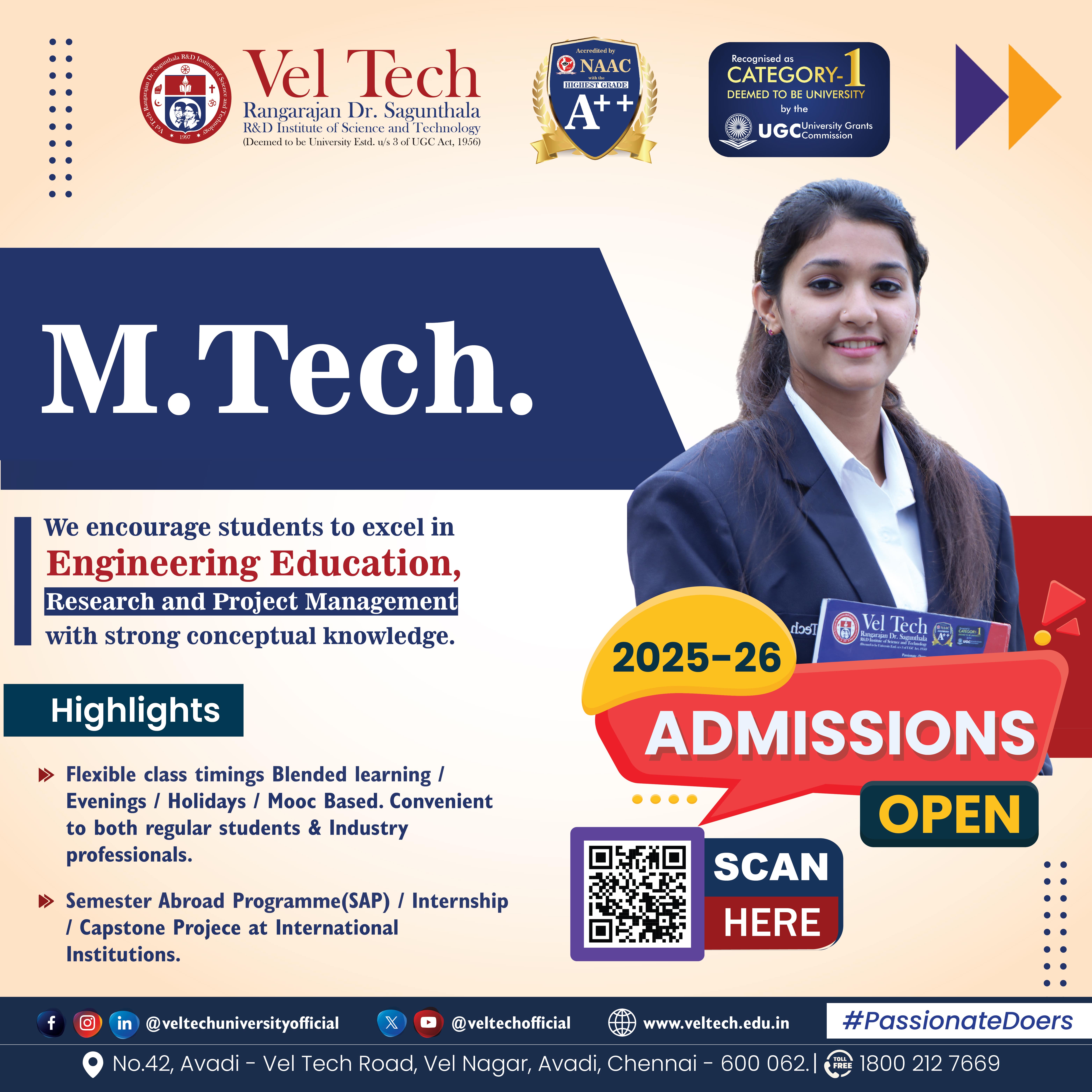 PG M.Tech Admission 2025