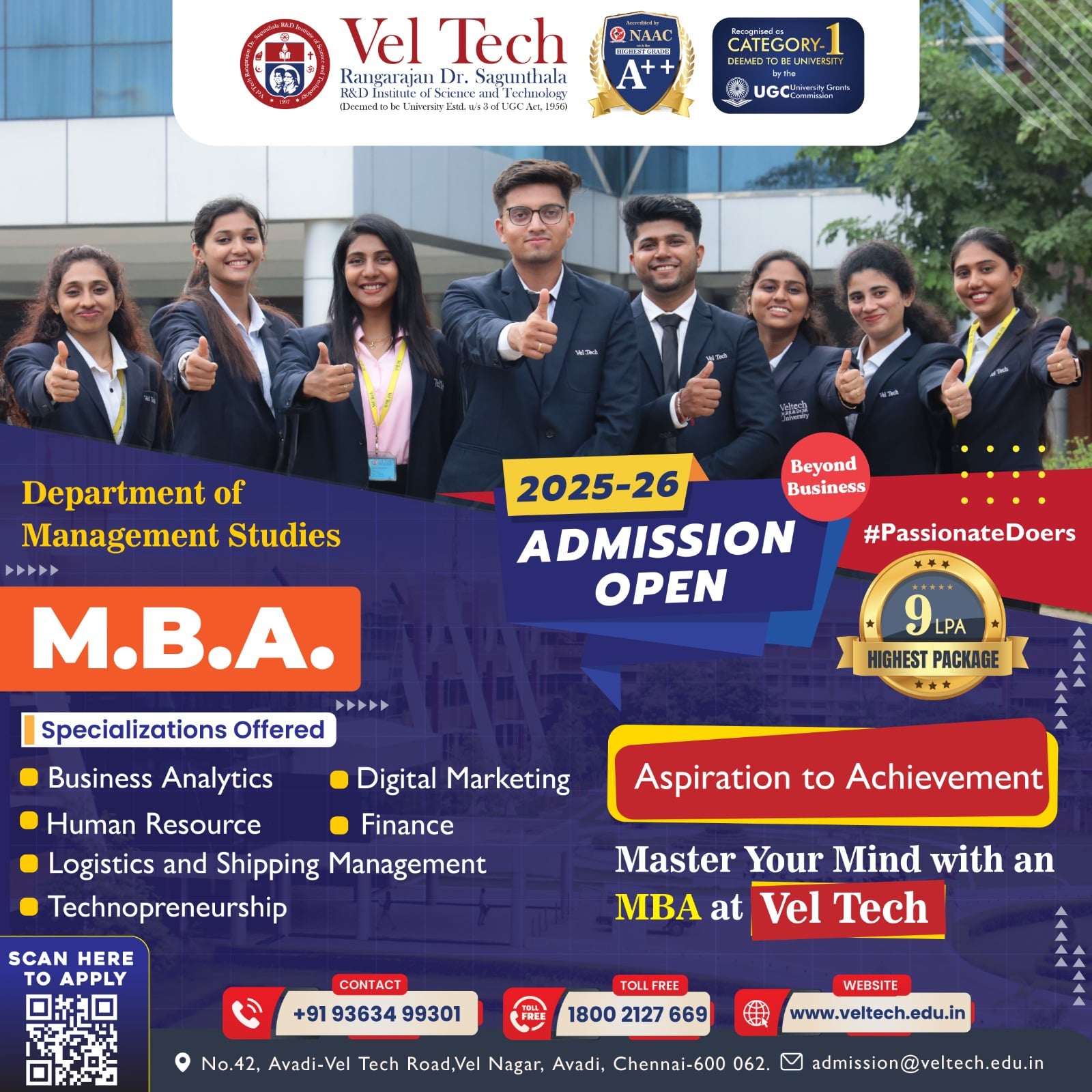 PG MBA Admission  2025